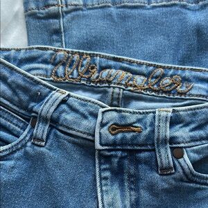 25 X 32 Wrangler Retro Women's Light Blue Denim Jeans